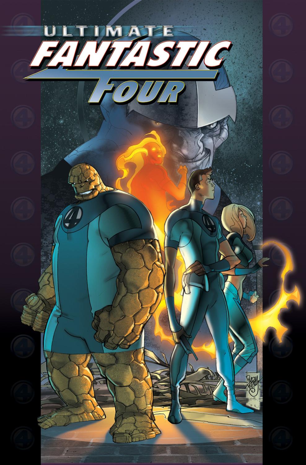 ULTIMATE FANTASTIC FOUR OMNIBUS VOL 2 PASUAL FERRY THANOS COVER DM ONLY HC