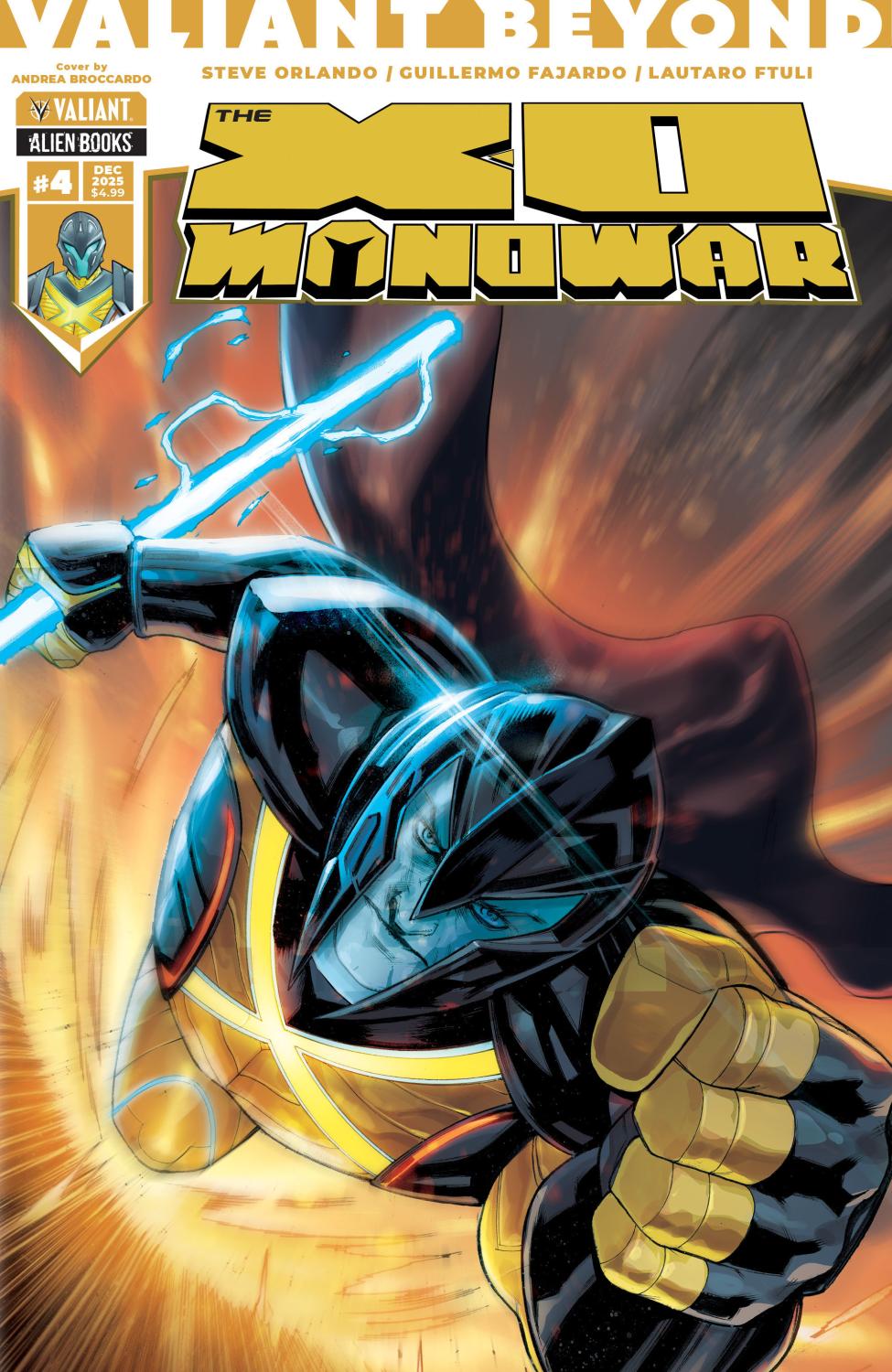 VALIANT BEYOND THE X-O MANOWAR #4 VAR B BROCCARDO CVR B