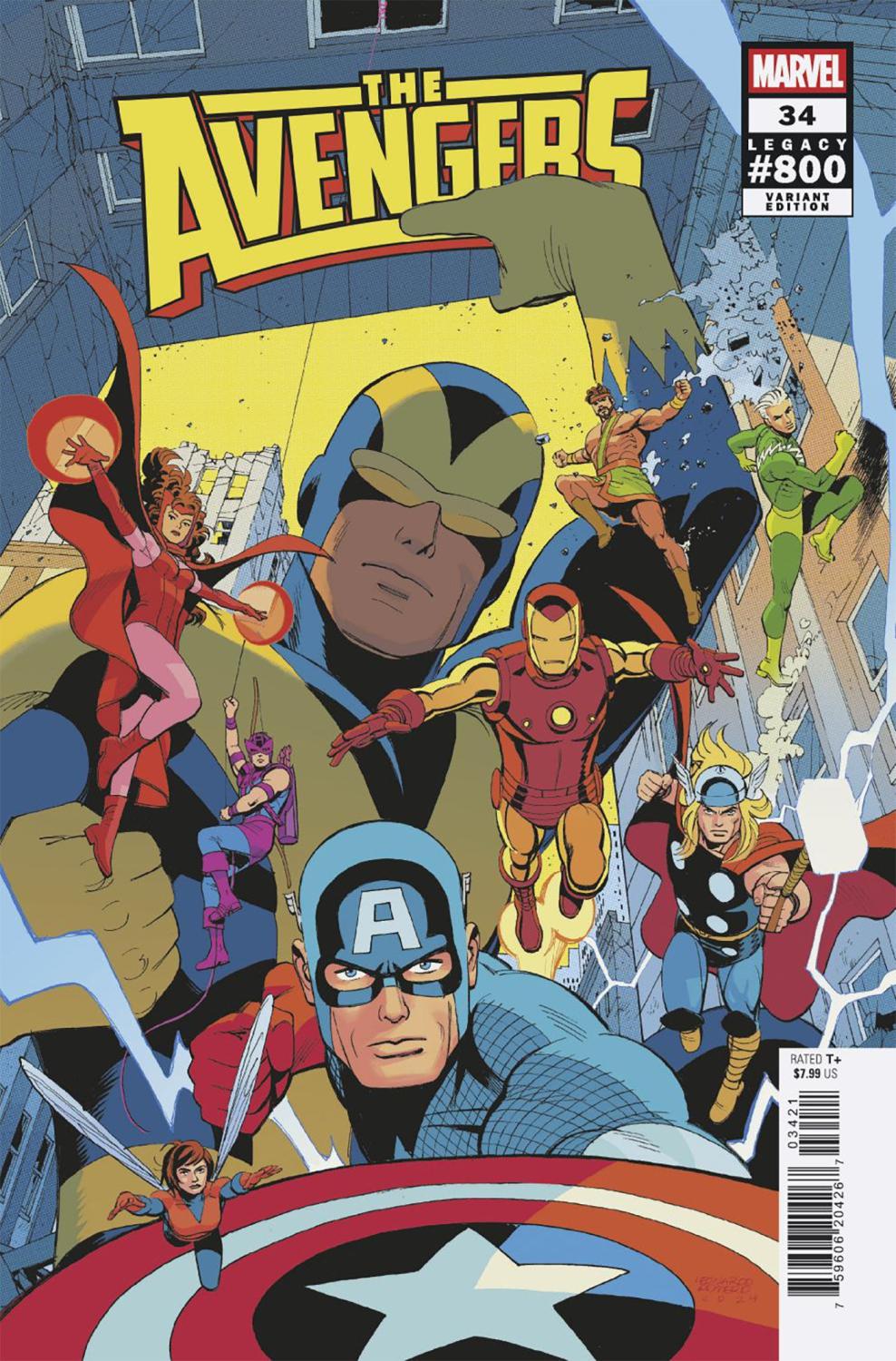 AVENGERS #34 LEONARDO ROMERO VAR CVR B