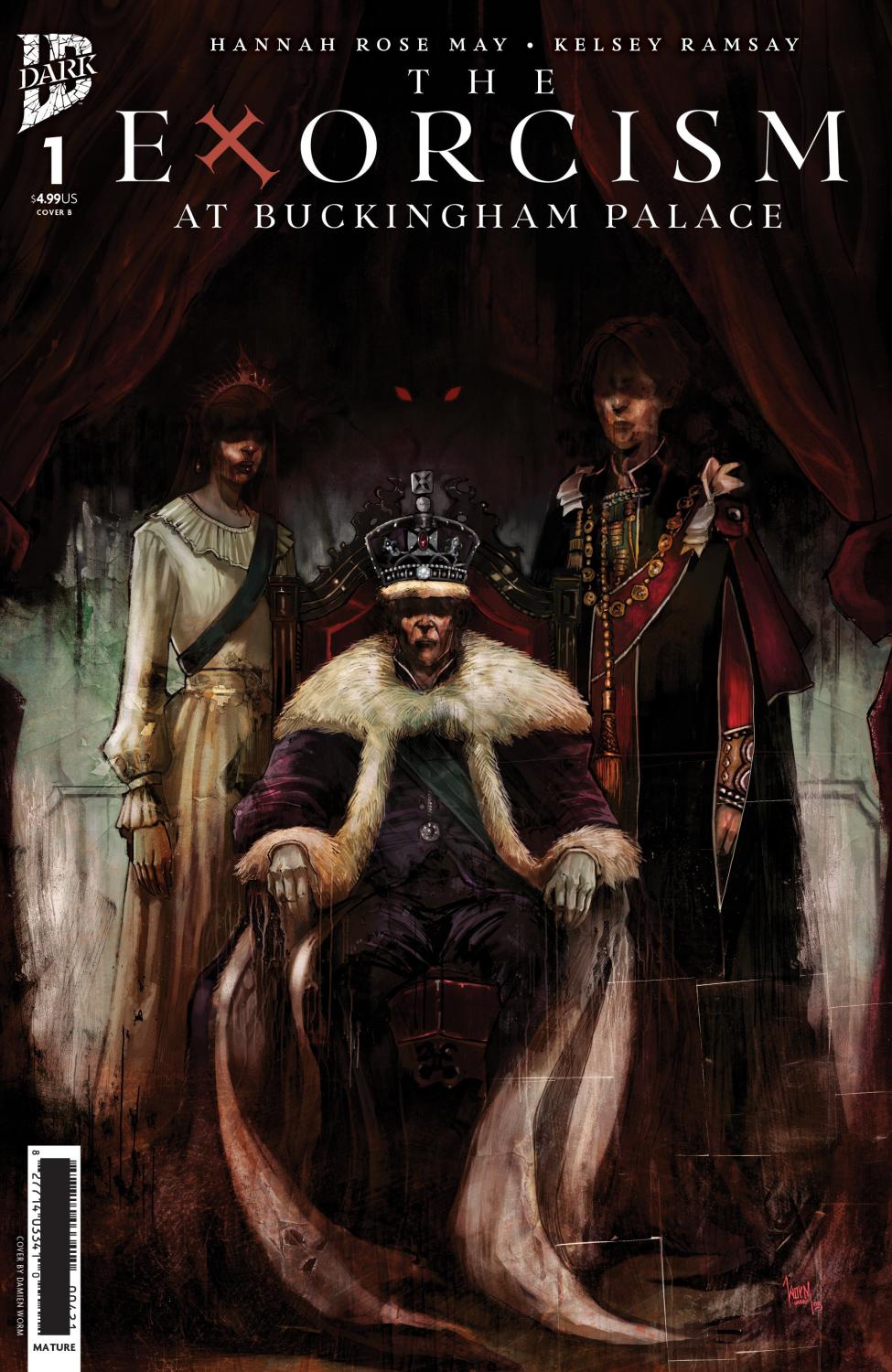 THE EXORCISM AT BUCKINGHAM PALACE #1 VAR B DAMIEN WORM CVR B