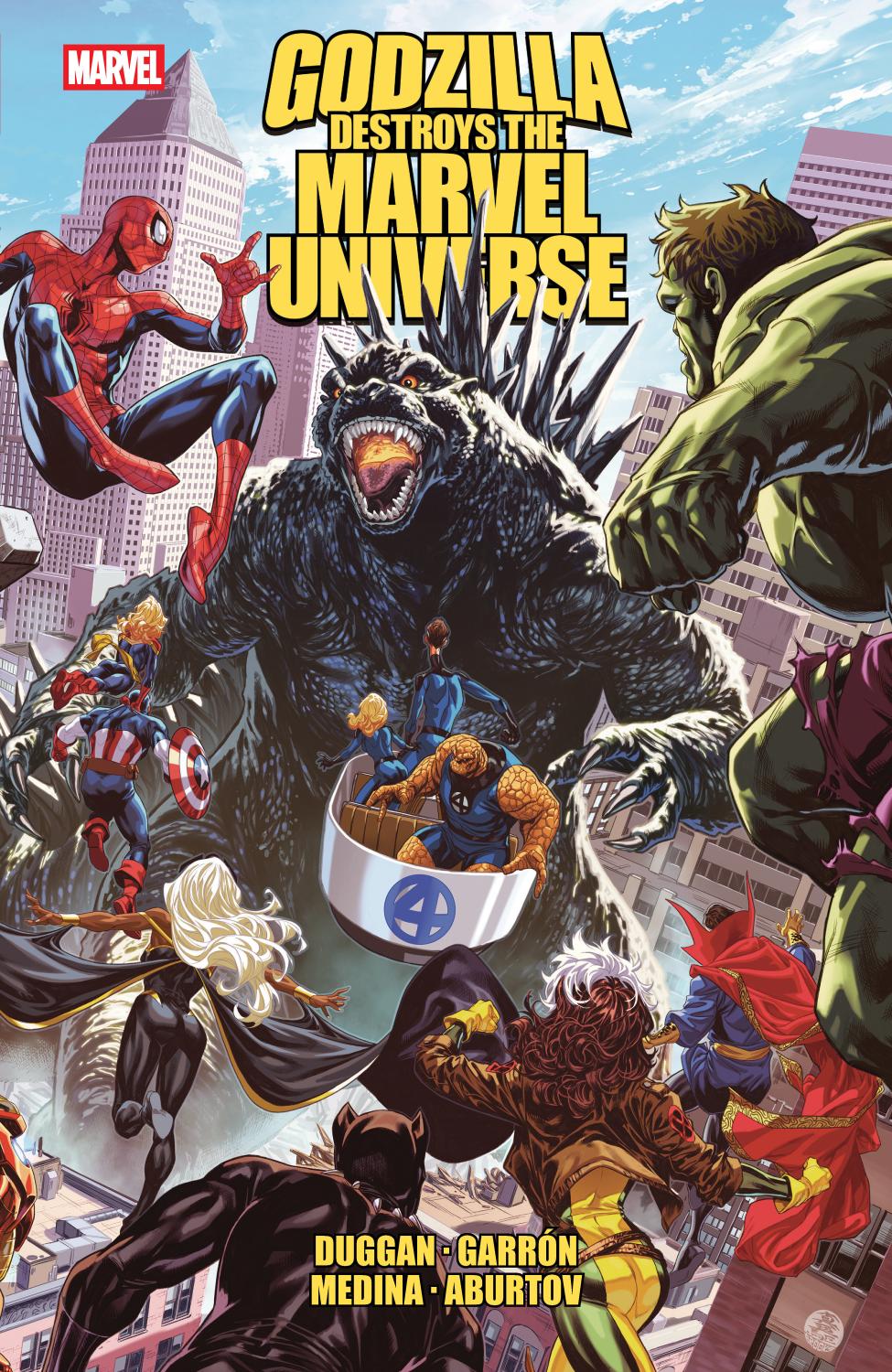 GODZILLA DESTROYS THE MARVEL UNIVERSE TP VOL 01
