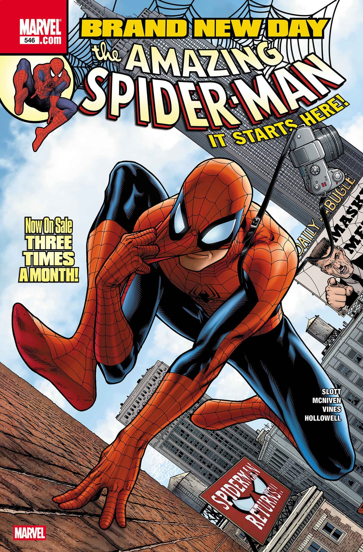 AMAZING SPIDER-MAN #546 FACSIMILE EDITION CVR A