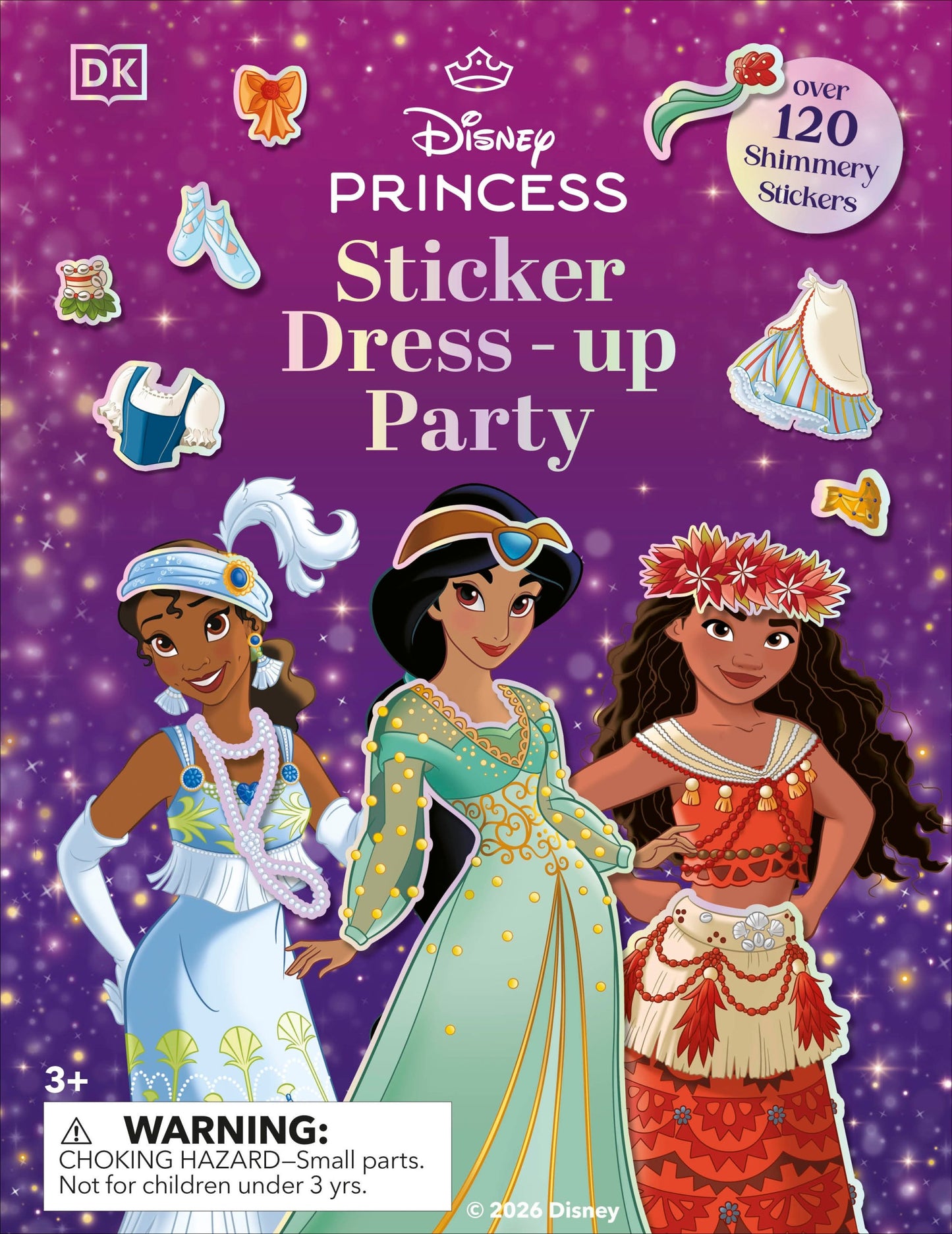 DISNEY PRINCESS STICKER DRESS UP PARTY TP