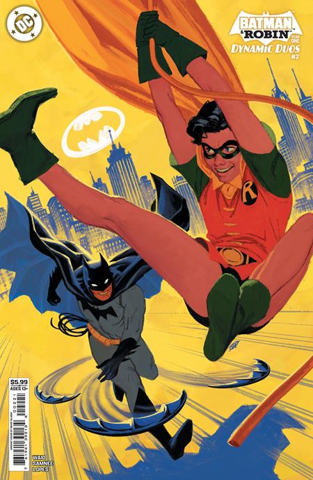 BATMAN AND ROBIN YEAR ONE DYNAMIC DUOS #2 CVR B DAVID TALASKI CARD STOCK VAR OF 12
