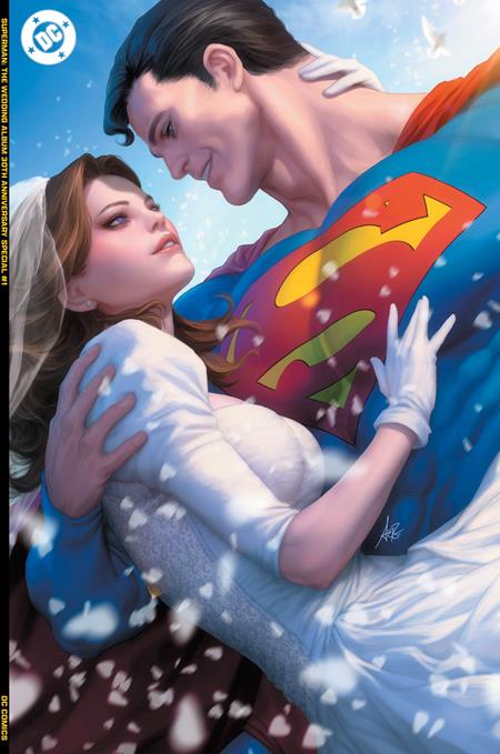 SUPERMAN THE WEDDING ALBUM 30TH ANNIVERSARY SPECIAL #1 ONE SHOT CVR E STANLEY ARTGERM LAU FOIL VAR