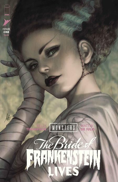 UNIVERSAL MONSTERS THE BRIDE OF FRANKENSTEIN LIVES #1 CVR J STANLEY ARTGERM LAU FOIL VAR (OF 4)