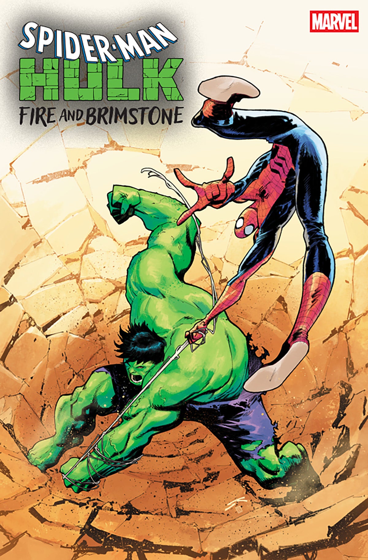 SPIDER-MAN HULK FIRE AND BRIMSTONE #3 SUMIT KUMAR VAR 1:25 INCV