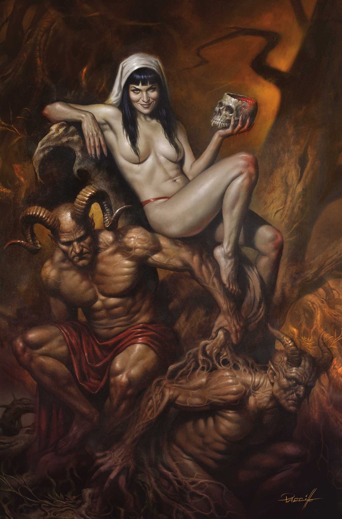 VAMPIRELLA 2026 #8 CVR G LUCIO PARRILLO METAL PREMIUM VAR