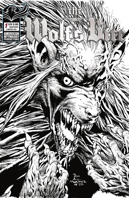 WOLFS BITE #1 ONE SHOT CVR C ROY ALLAN MARTINEZ B&W LIMITED EDITION VAR