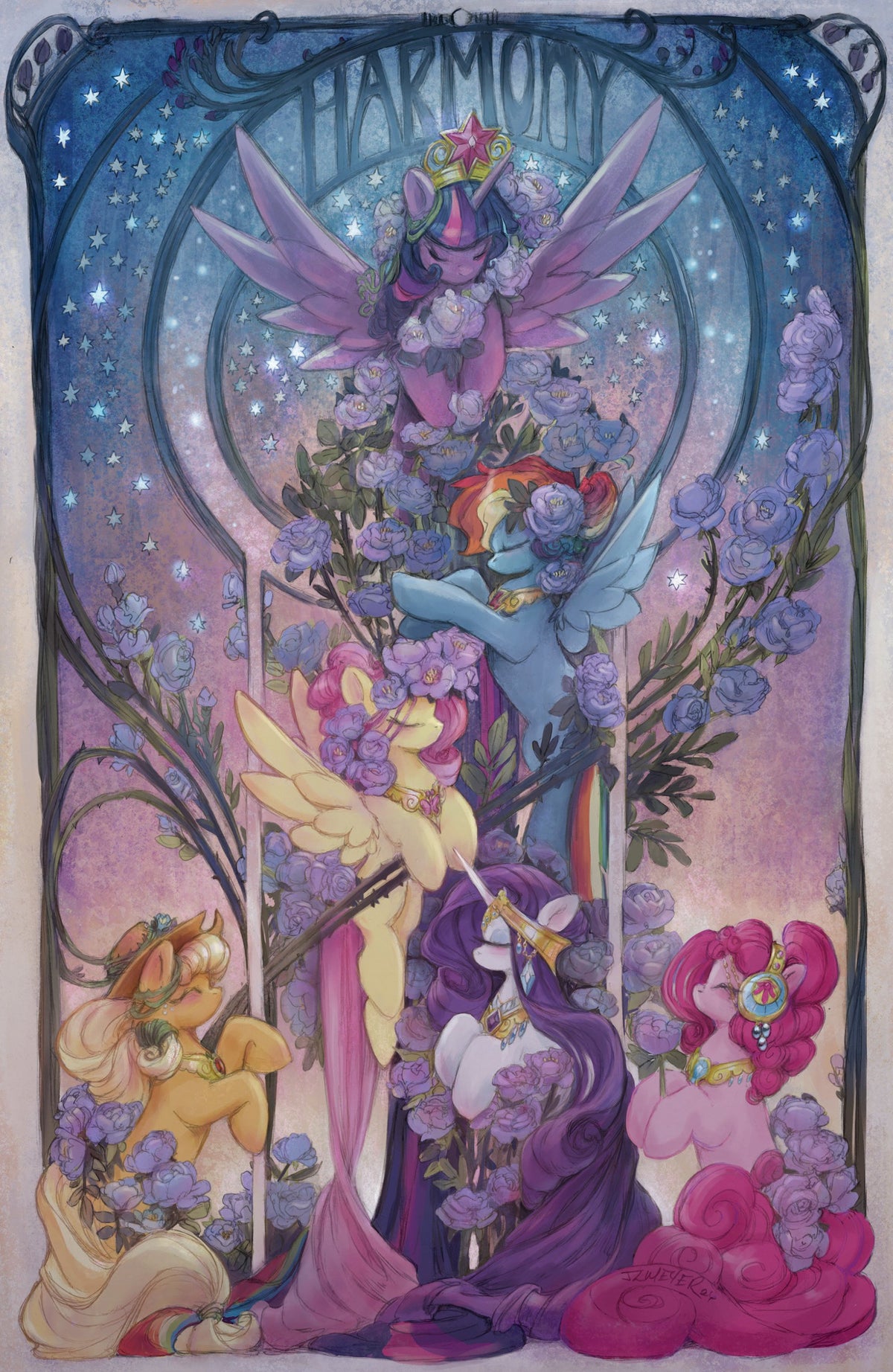 MY LITTLE PONY FRIENDSHIP IS MAGIC 2026 #1 H 1:50 INCV FULL ART MEYER CVR H