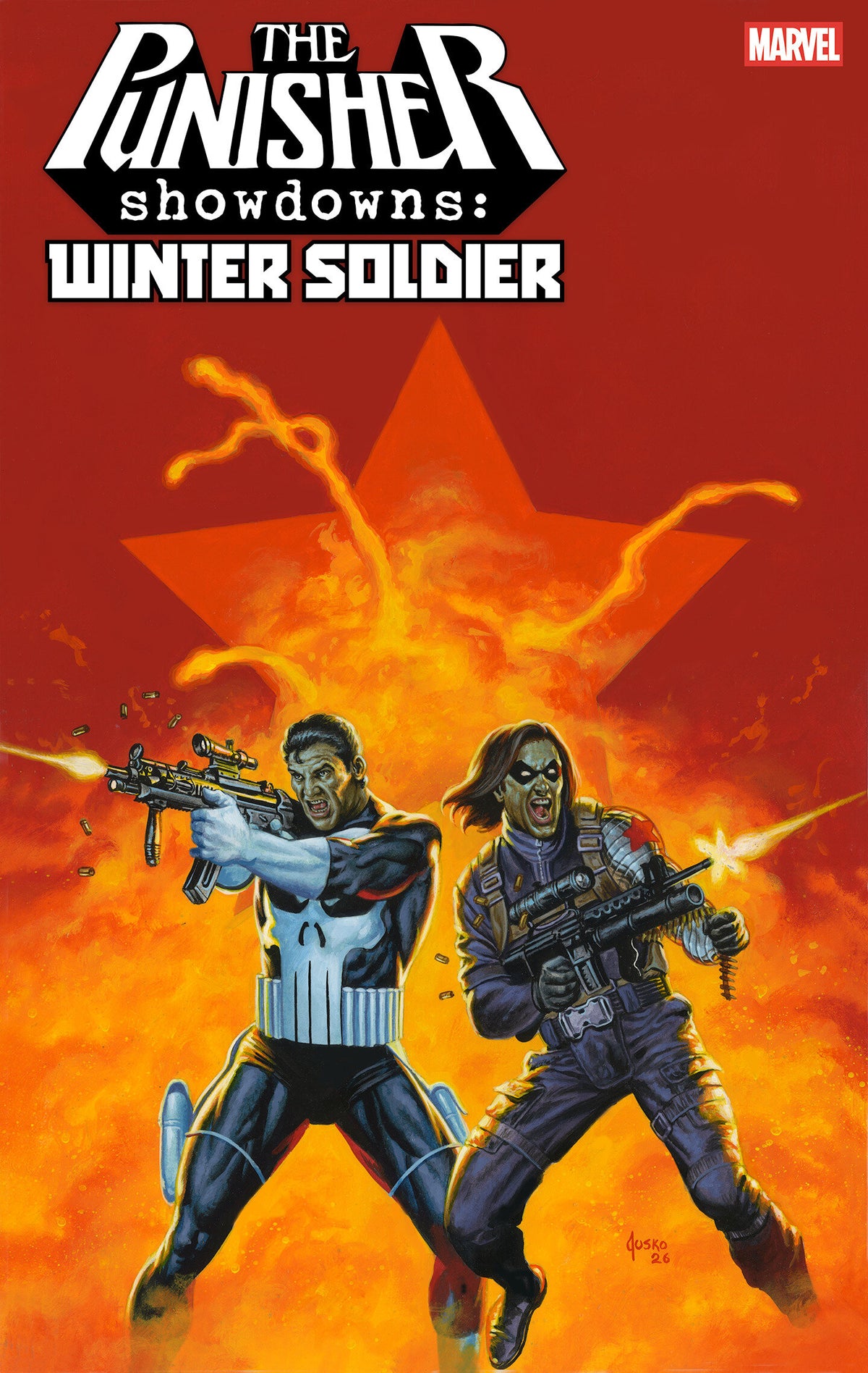 PUNISHER SHOWDOWNS WINTER SOLDIER #1 COVER B JOE JUSKO VAR CVR B