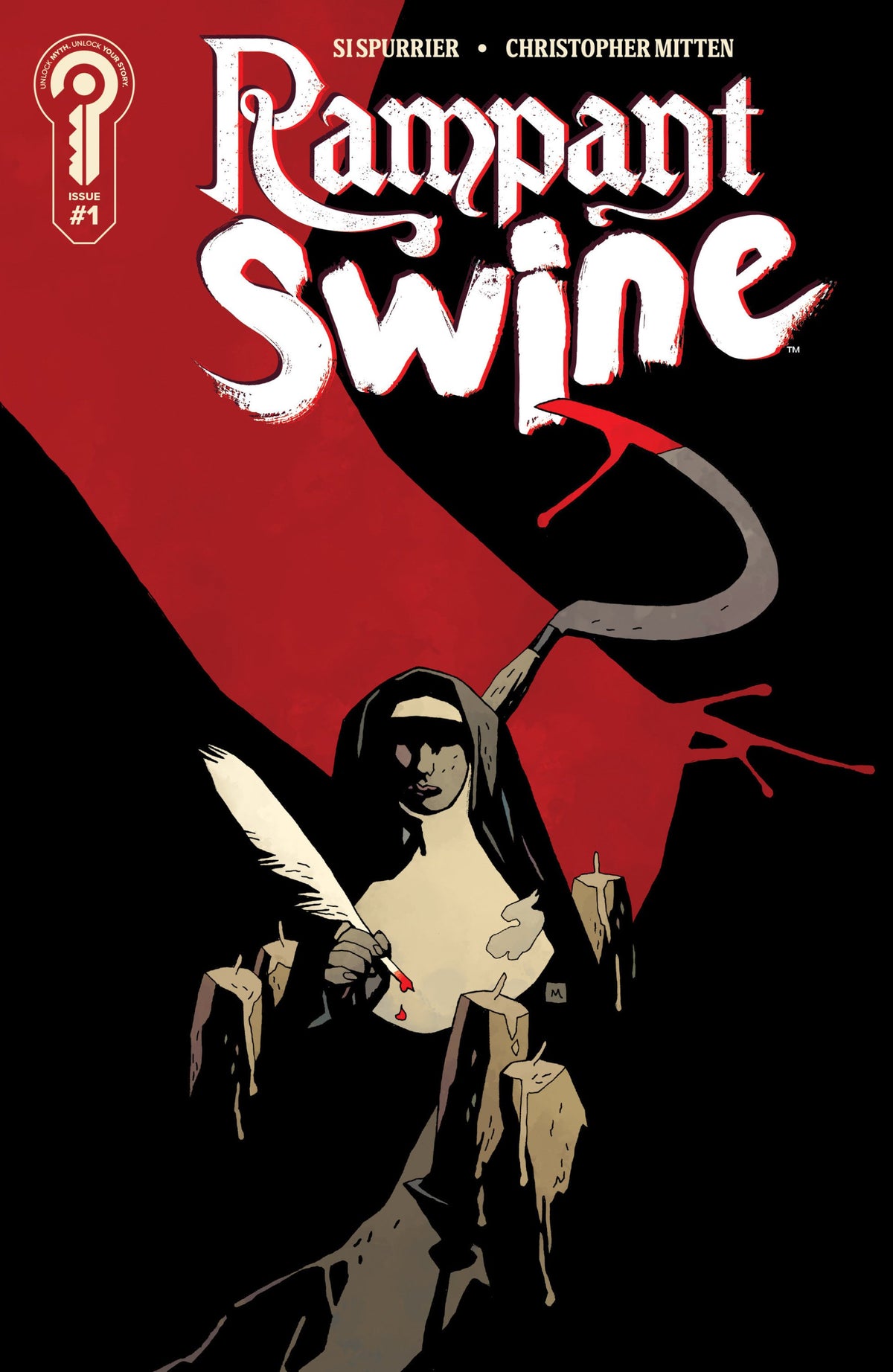 RAMPANT SWINE #1 COVER C MIKE MIGNOLA 1:10 CVR D 1:10 INCV