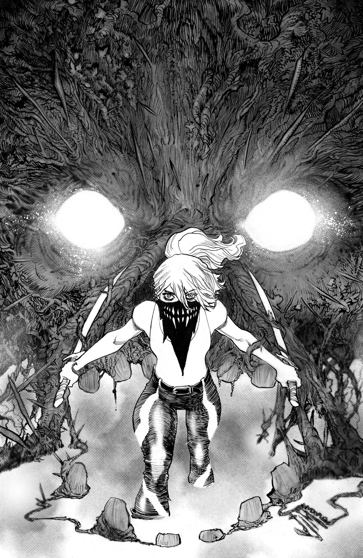 SWAMP THING IS KILLING THE CHILDREN #1 K 1:25 INCV FULL ART MANAPUL CVR K
