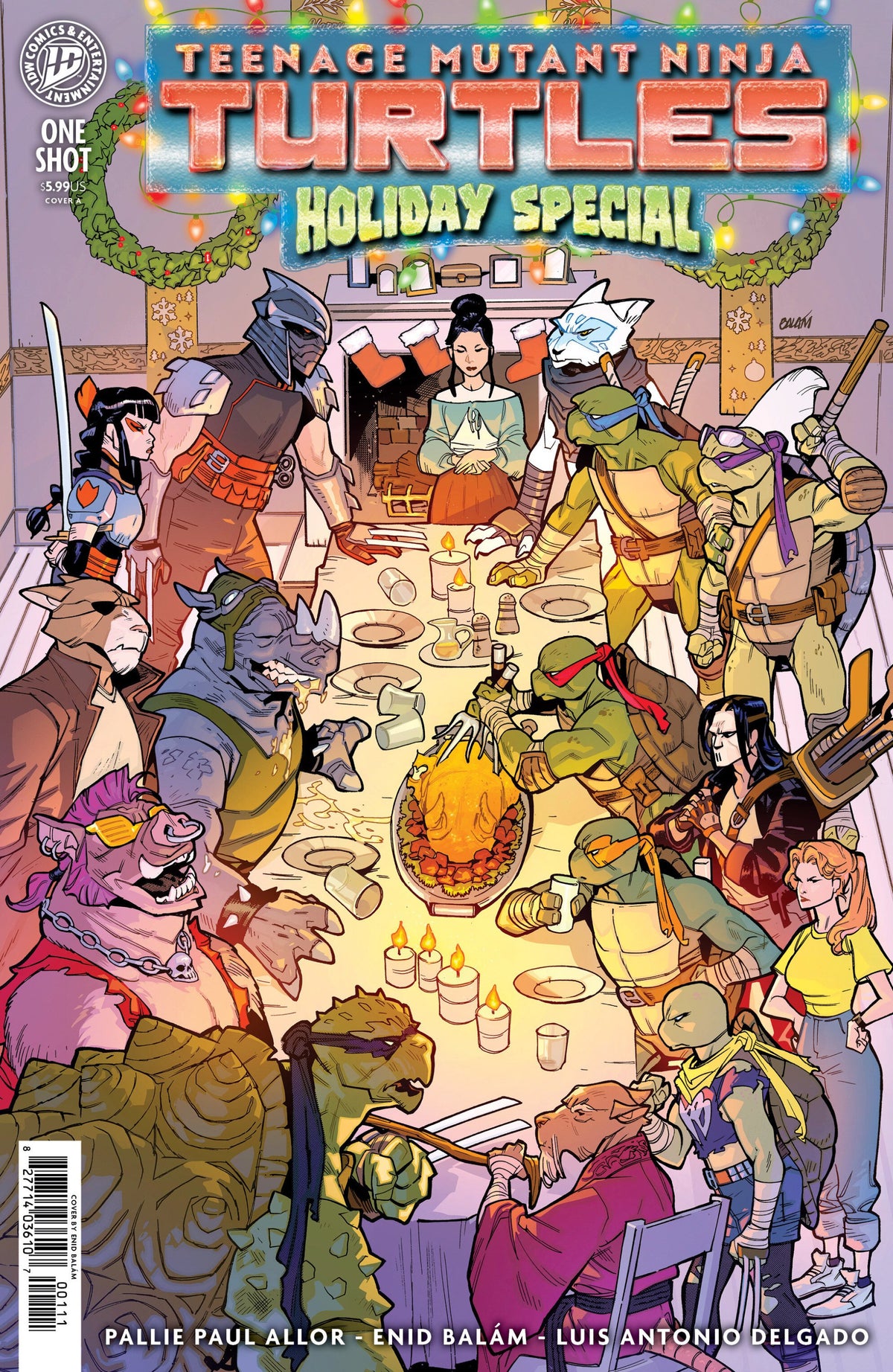 TEENAGE MUTANT NINJA TURTLES HOLIDAY SPECIAL COVER A BALÁM CVR A