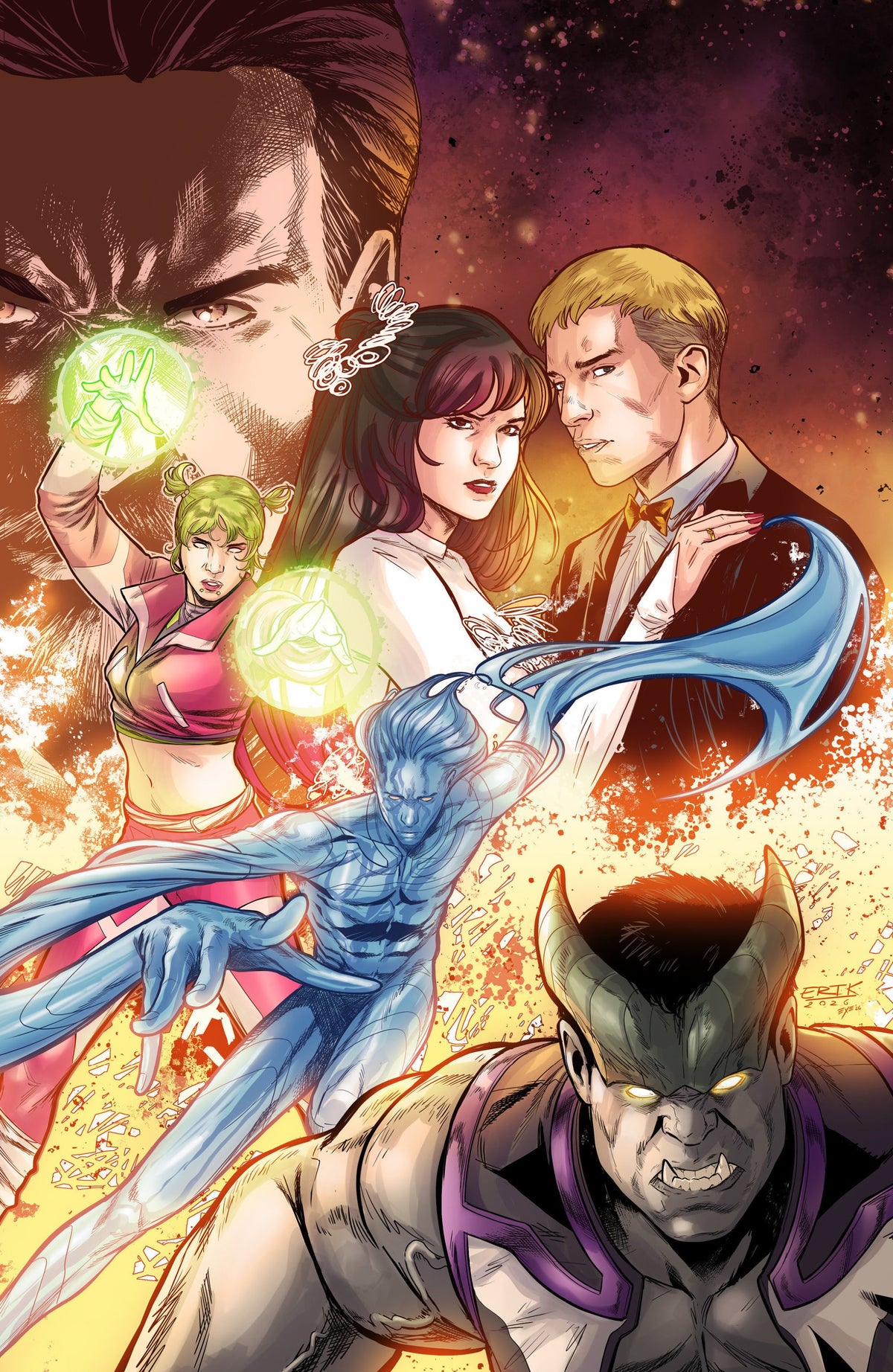 VALIANT BEYOND ALL-NEW HARBINGER FINALE--THE WEDDING VAR C TAMAYO FULL ART CVR C