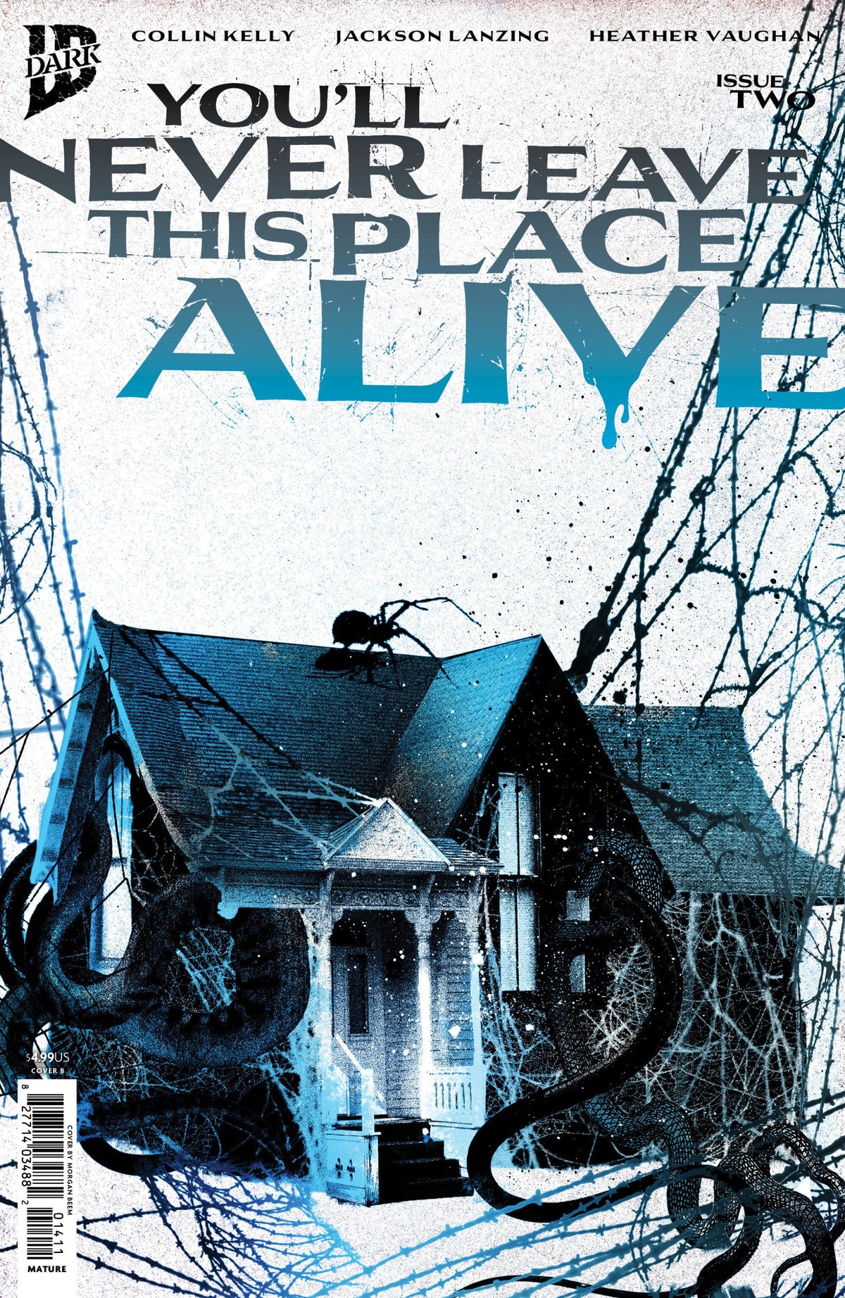 YOULL NEVER LEAVE THIS PLACE ALIVE #2 VAR B ECKMAN-LAWN COVER SET CVR B