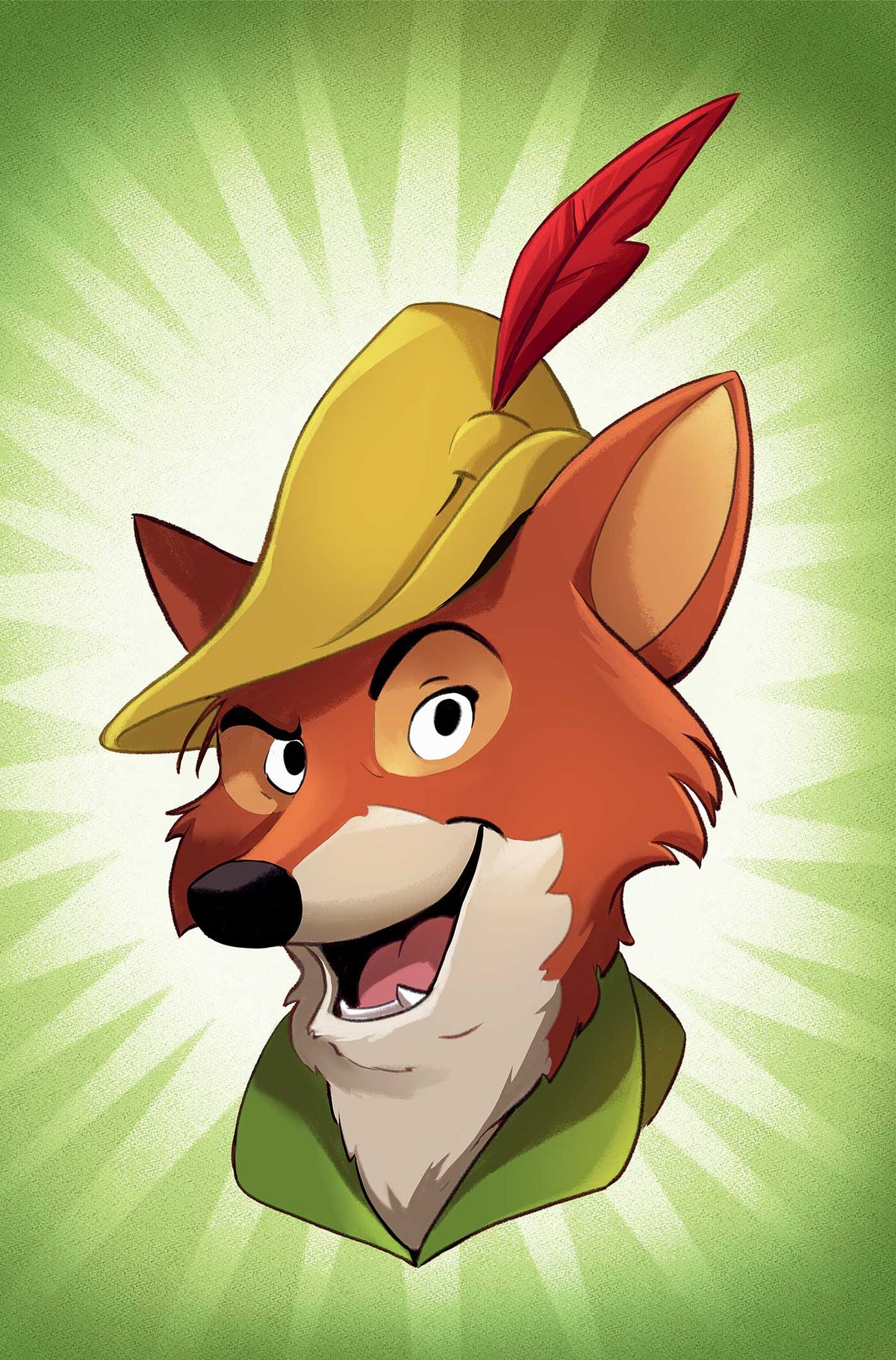 ROBIN HOOD 2026 #1 CVR P INC 1:7 CARTOON HEAD VIRGIN VAR 1:7 INCV