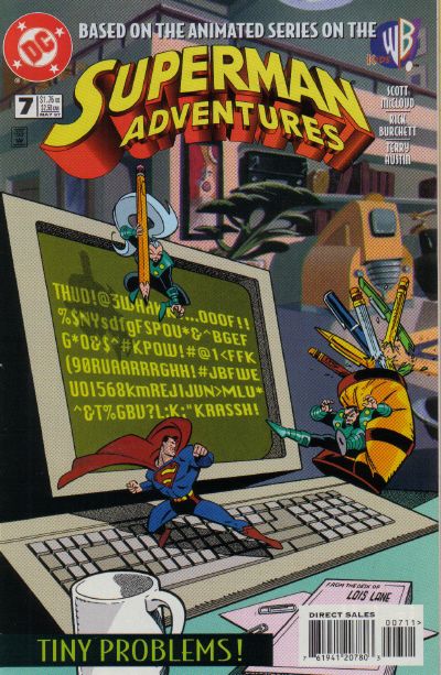 Superman Adventures 1996 #7 Direct Sales - back issue - $3.00