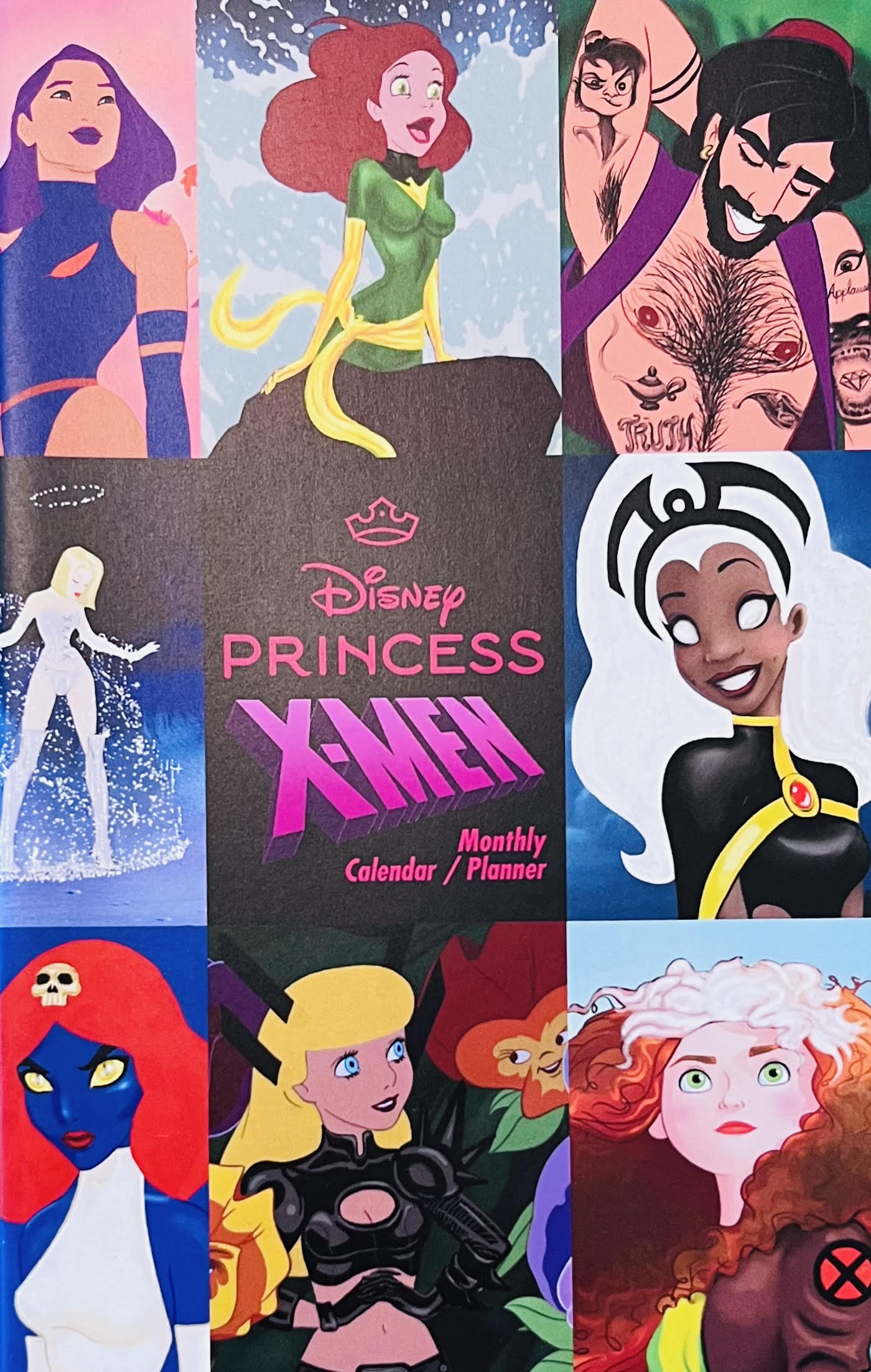 Disney Princess X-Men Calendar