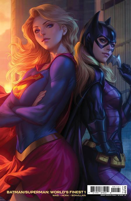 BATMAN SUPERMAN WORLDS FINEST #1 CVR C STANLEY ARTGERM LAU CARD STOCK VAR