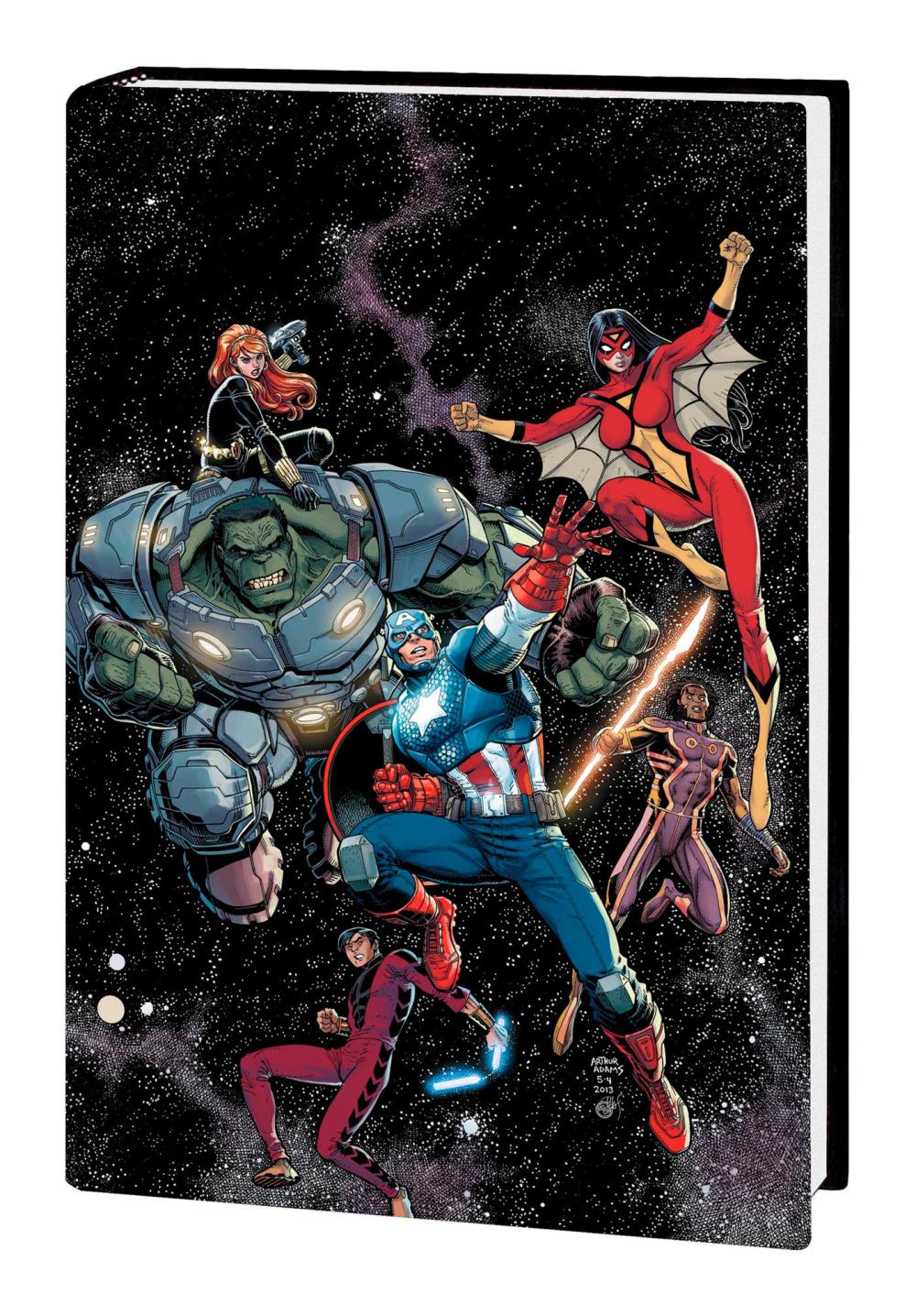 AVENGERS BY JONATHAN HICKMAN OMNIBUS VOL 1 HC ARTHUR ADAMS COVER NEW PRINTING DM ONLY