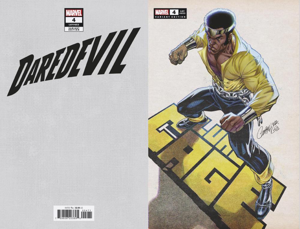 DAREDEVIL #4 JS CAMPBELL ANNIVERSARY VAR CVR G