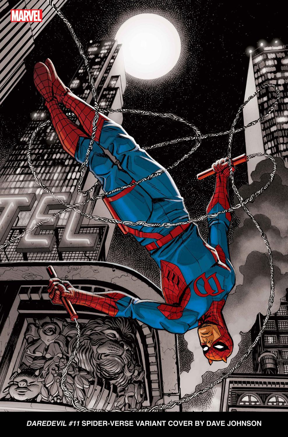 DAREDEVIL #11 DAVE JOHNSON SPIDER-VERSE VAR CVR D
