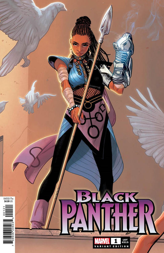 BLACK PANTHER #1 ELENA CASAGRANDE WOMEN OF MARVEL VAR CVR B