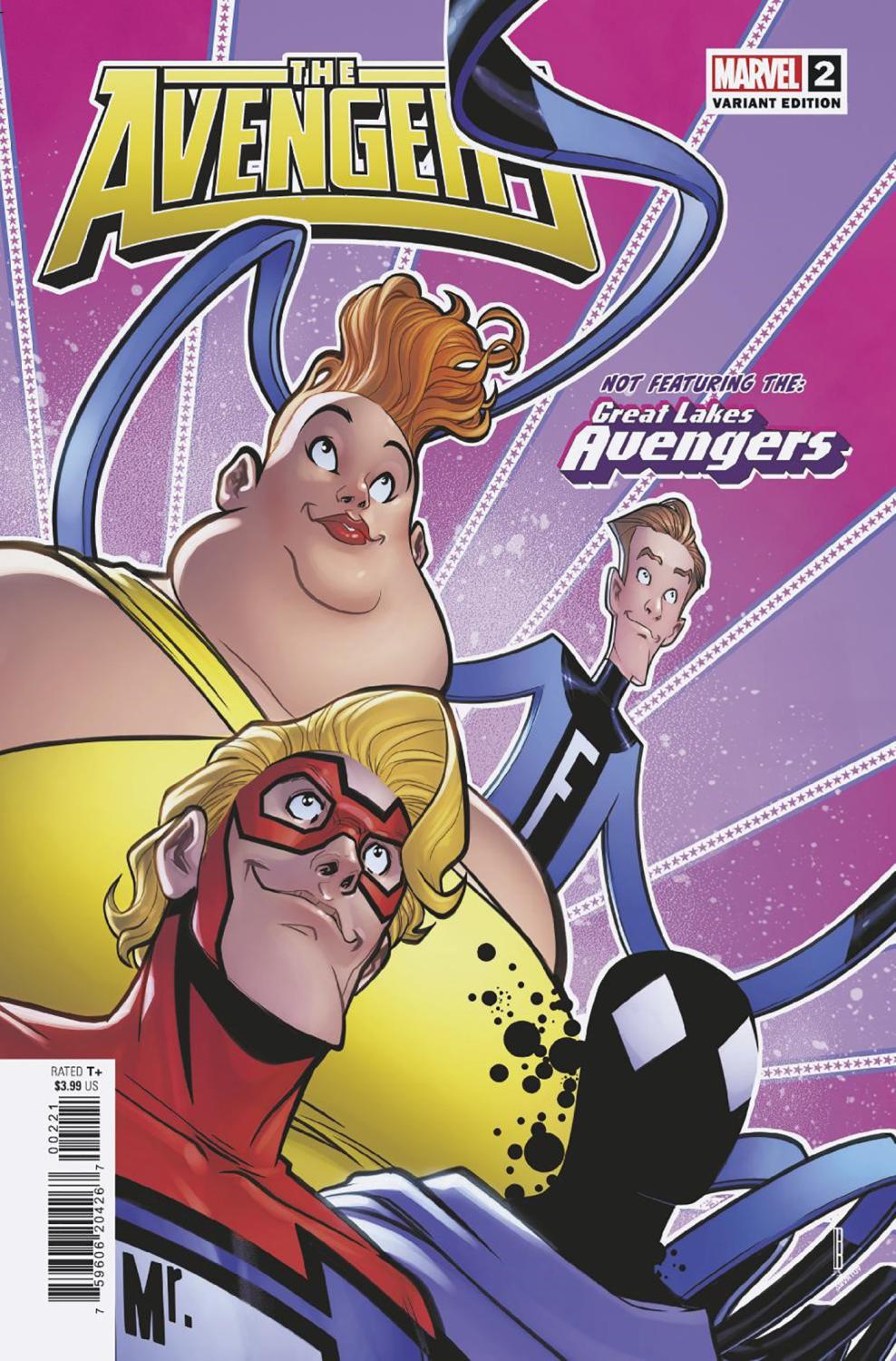 AVENGERS #2 GREAT LAKES AVENGERS DAVID BALDEON VAR CVR B