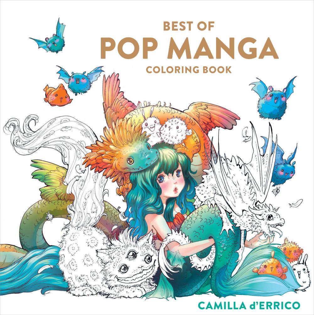 BEST OF POP MANGA COLORING BOOK TP