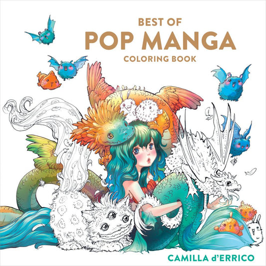 BEST OF POP MANGA COLORING BOOK TP