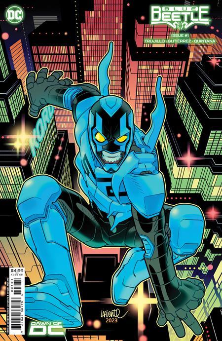 BLUE BEETLE #1 CVR B DAVID LAFUENTE CARD STOCK VAR