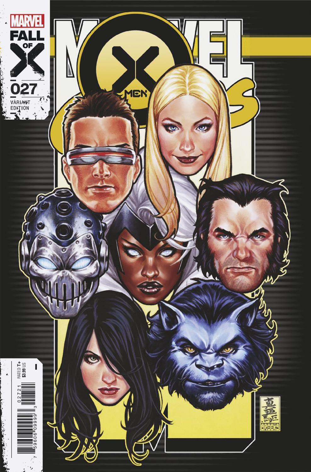 X-MEN #27 MARK BROOKS CORNER BOX VAR FALL CVR B