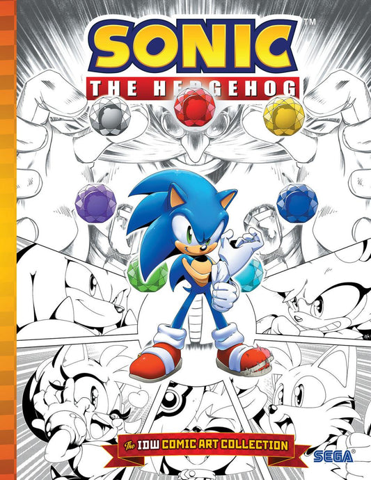 SONIC THE HEDGEHOG THE IDW COMIC ART COLLECTION HC