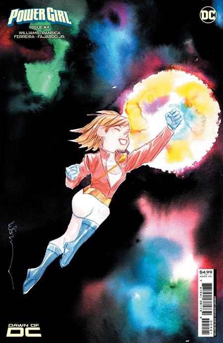 POWER GIRL #4 CVR B DUSTIN NGUYEN CARD STOCK VAR