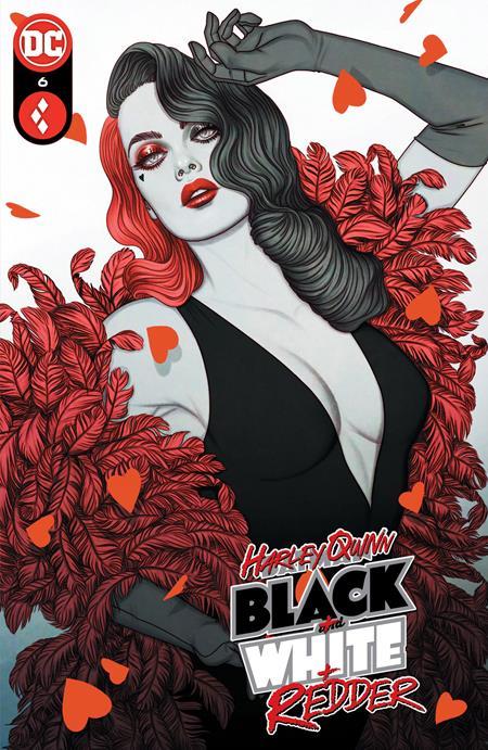 HARLEY QUINN BLACK WHITE REDDER #6 CVR A JENNY FRISON OF 6