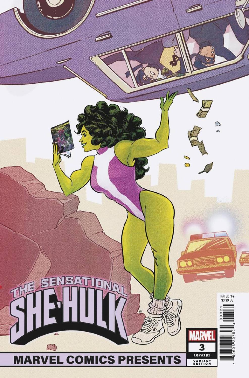 SENSATIONAL SHE-HULK #3 ANNIE WU MARVEL COMICS PRESENTS VAR CVR B