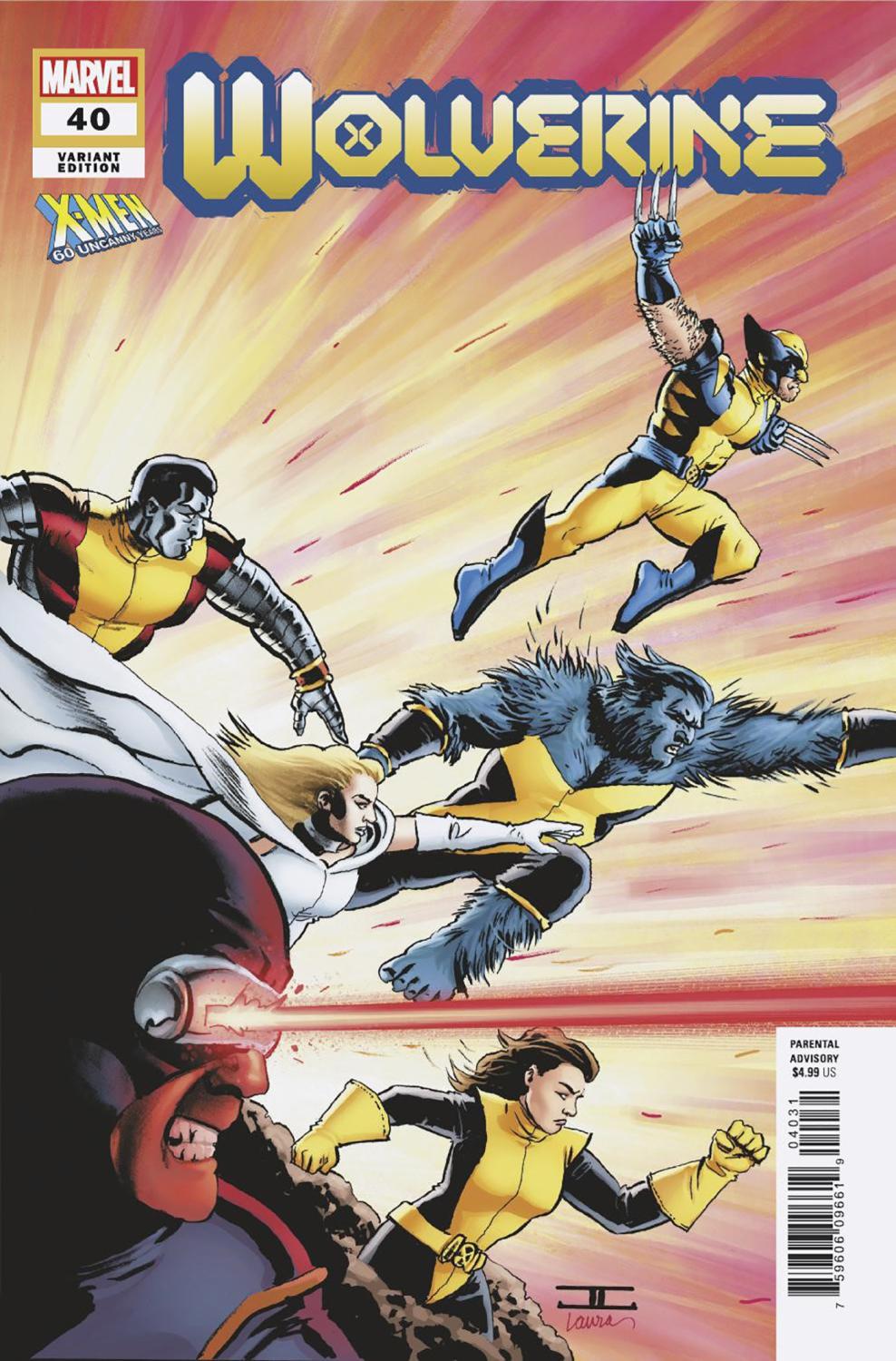 WOLVERINE #40 JOHN CASSADAY X-MEN 60TH VAR FALL CVR C