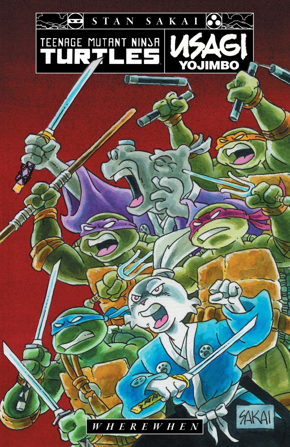 TEENAGE MUTANT NINJA TURTLES USAGI YOJIMBO WHEREWHEN TP