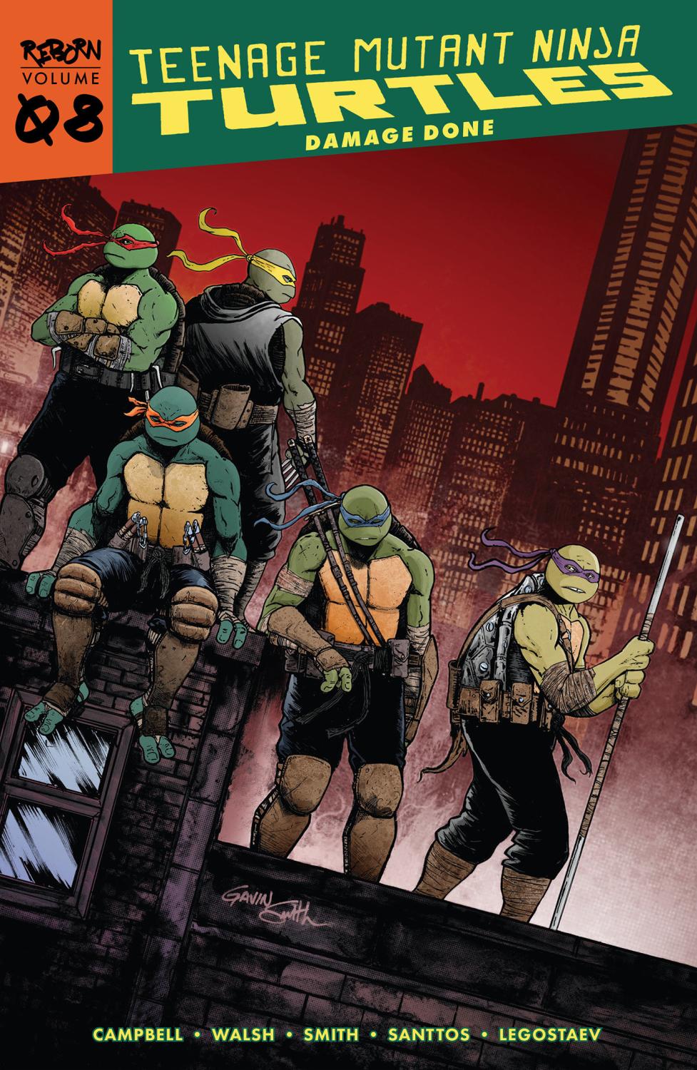 TEENAGE MUTANT NINJA TURTLES REBORN VOL 8 - DAMAGE DONE TP