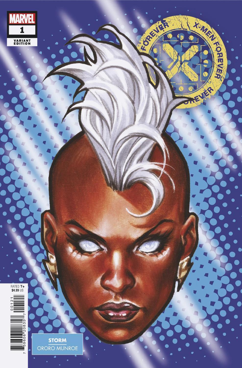 X-MEN FOREVER #1 MARK BROOKS HEADSHOT VAR FHX CVR B