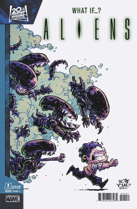 ALIENS WHAT IF #1 SKOTTIE YOUNG VAR CVR E