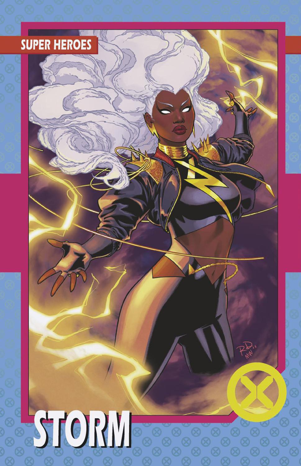 X-MEN #33 RUSSELL DAUTERMAN TRADING CARD VAR FHX CVR B