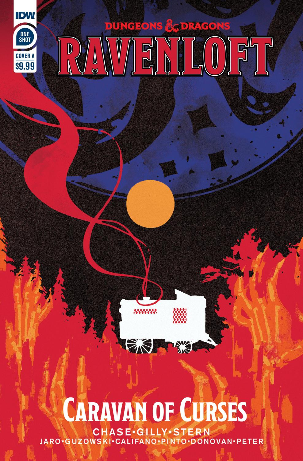 DUNGEONS AND DRAGONS RAVENLOFTCARAVAN OF CURSES COVER A STERN CVR A