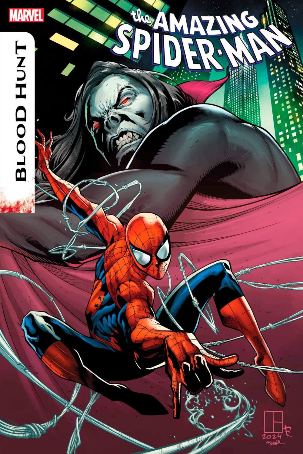 AMAZING SPIDER-MAN BLOOD HUNT #1 BH CVR A