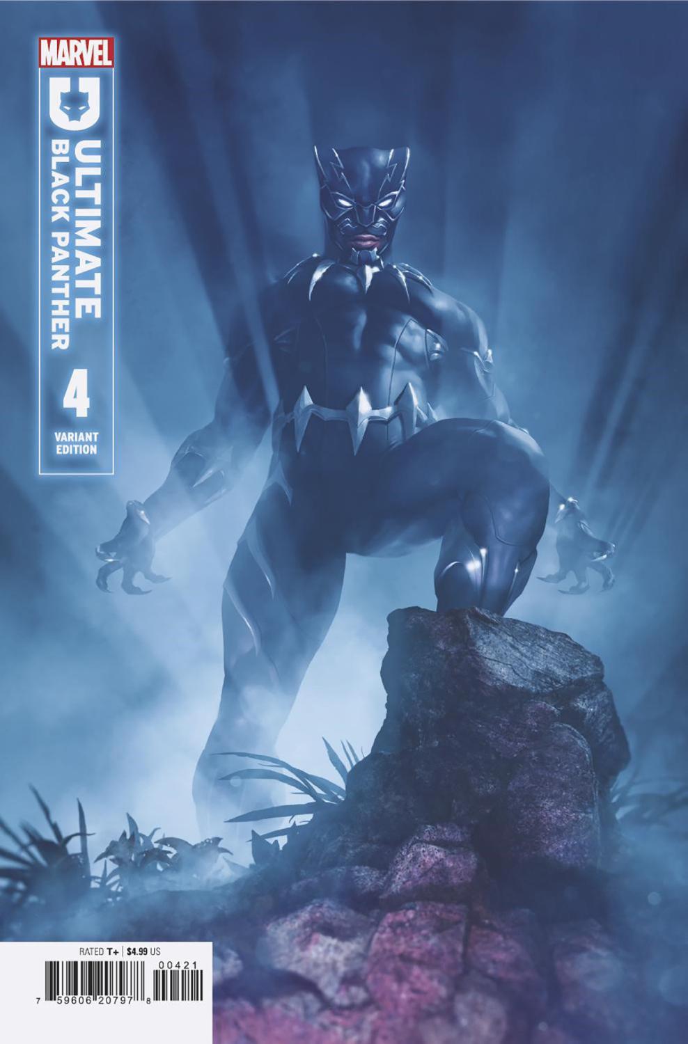 ULTIMATE BLACK PANTHER #4 RAHZZAH VAR CVR B