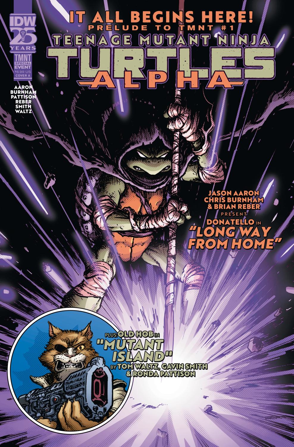 TEENAGE MUTANT NINJA TURTLES ALPHA COVER A BURNHAM CVR A