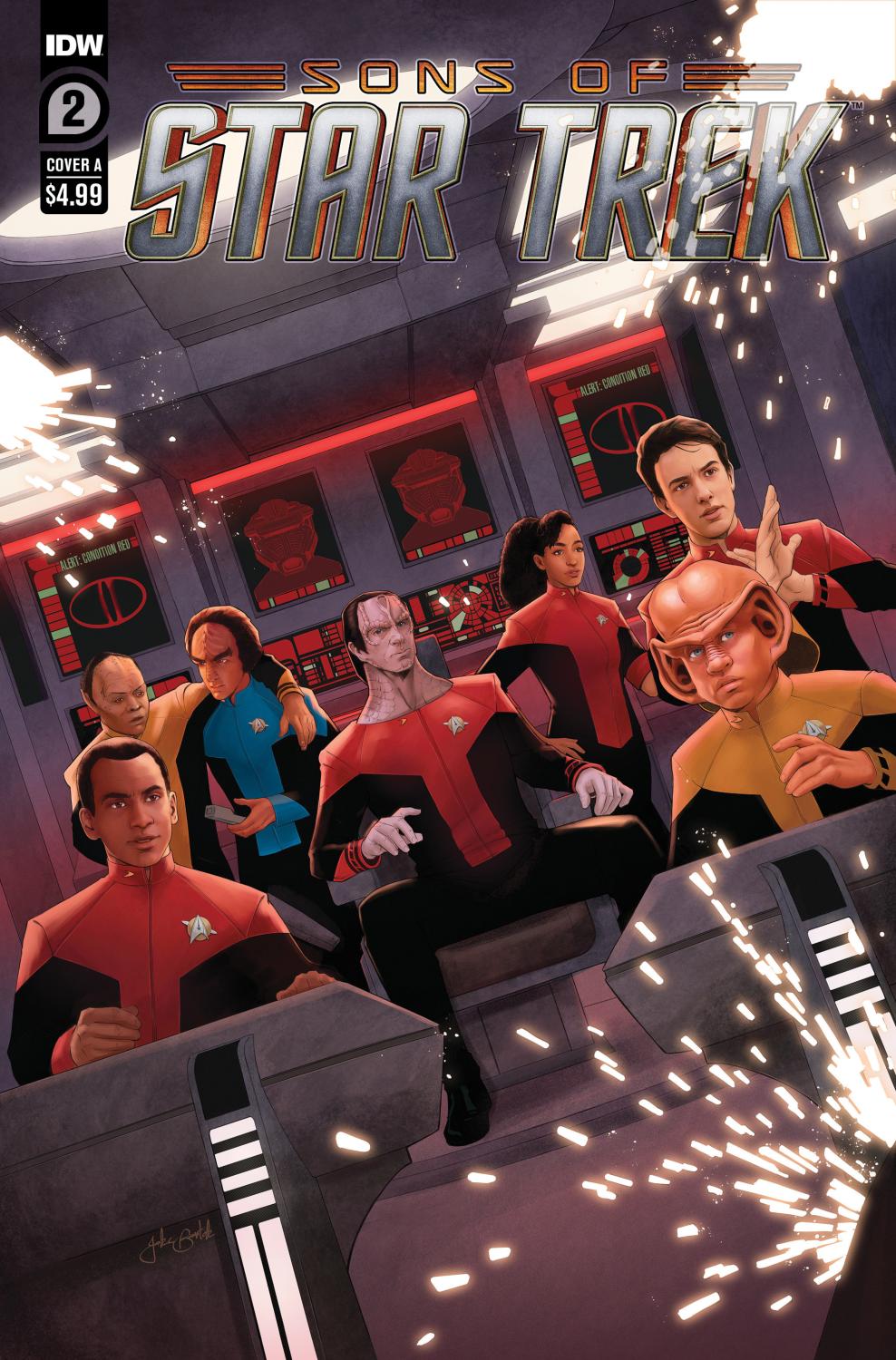 STAR TREK SONS OF STAR TREK #2 COVER A BARTOK CVR A
