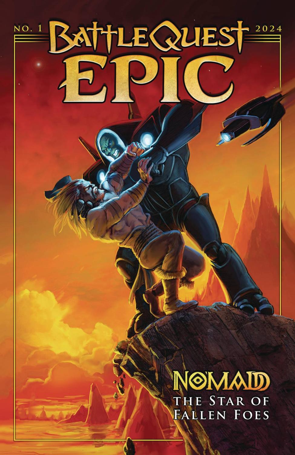 BATTLE QUEST 2024 EPIC NO MADD AND STEEL SIEGE #1 CVR A