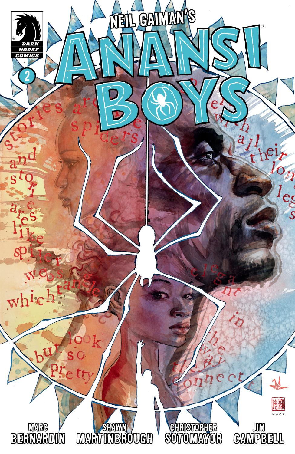 ANANSI BOYS I #2 CVR A DAVID MACK